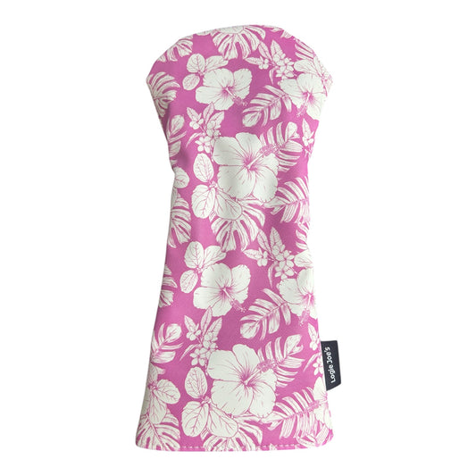 Pink Floral Hawaiian Driver Headcover Universal Flower