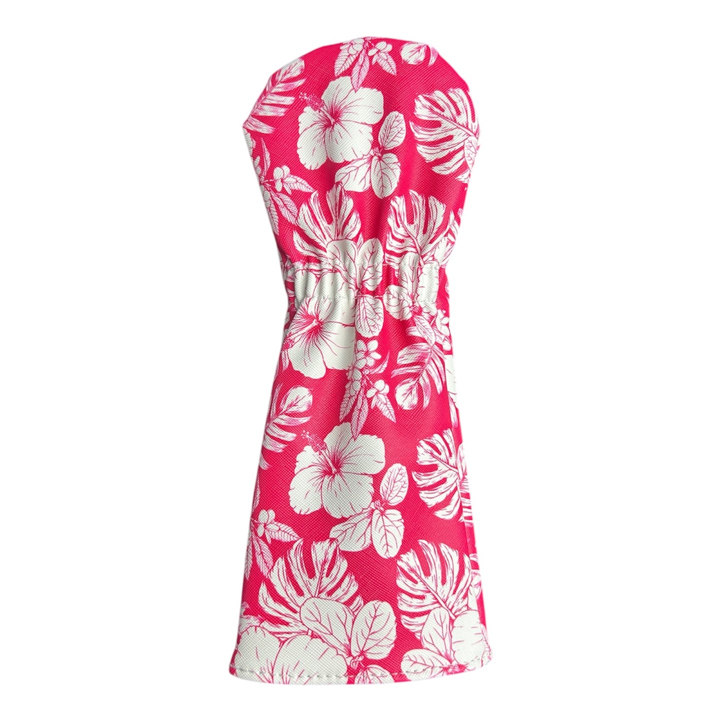 Hot Pink Floral Hawaiian Fairway Wood Headcover Universal Flower