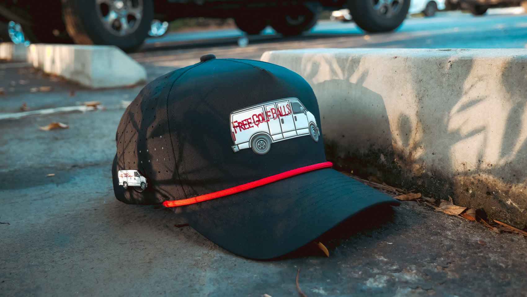 Free Golf Balls Van Snapback Hat