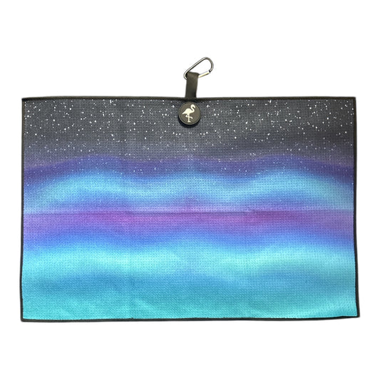 Northern Lights Magnetic Microfiber Golf Bag Towel Double Sided