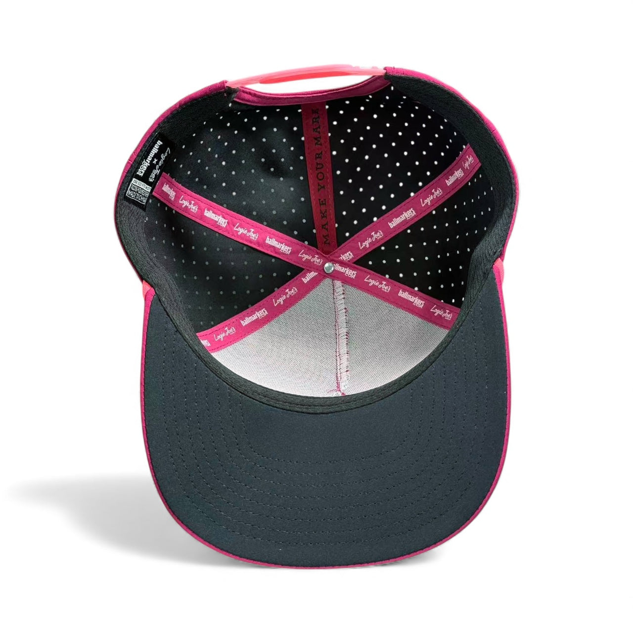 Rabbit Golf Hat | Snapback Cap | Built-in Magnetic Ball Marker Holder + Marker Included | Adjustable | Adult Novelty Toy