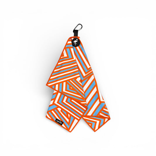 Livery Golf Towel | Premium Double-Sided Microfiber | Heavy-Duty Magnetic Towel with Carabiner Clip | 24 x 16 in