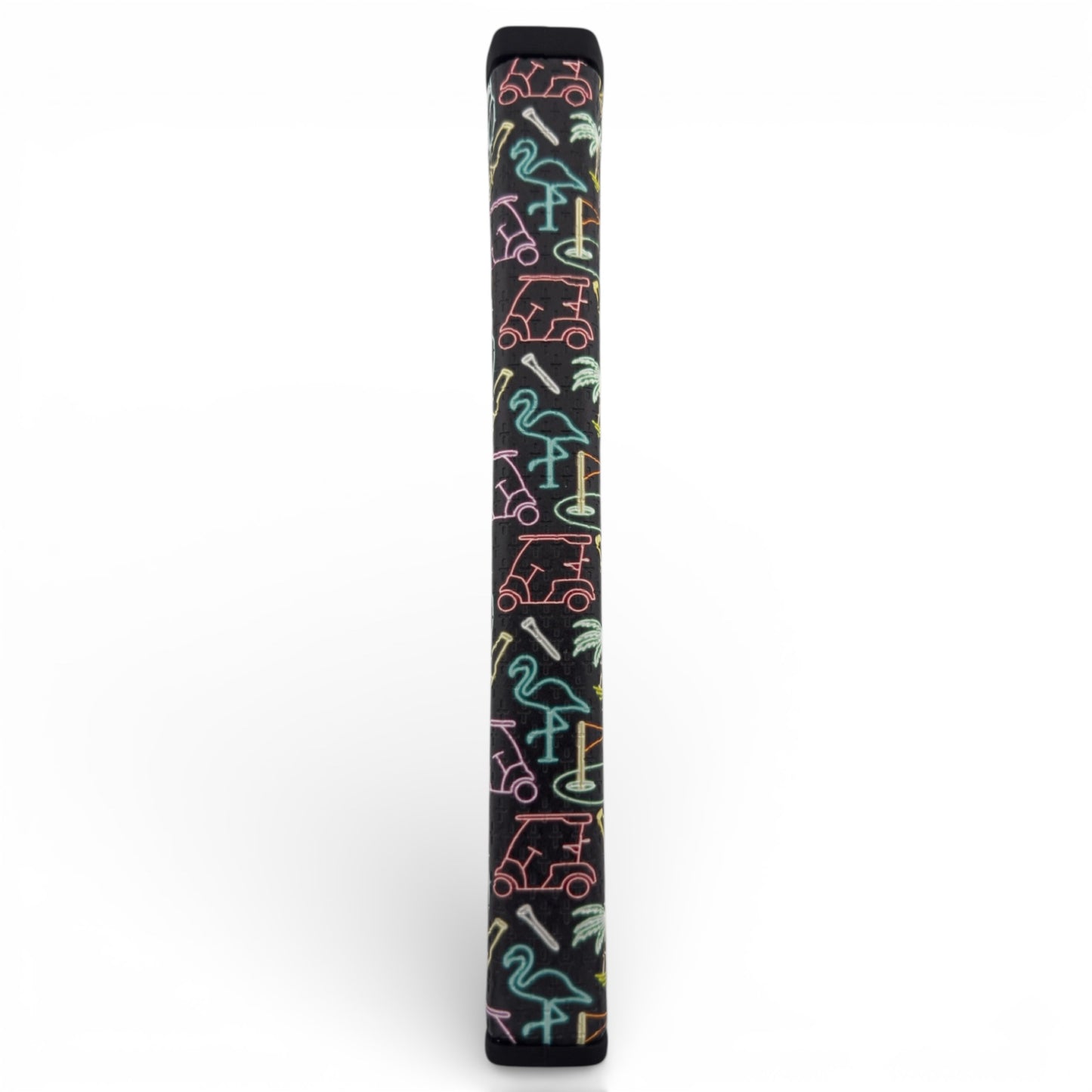 Miami Slice Putter Grip | 2.0 Pistol Grip | Premium PU Material | Soft Tacky Feel | Golf Putter Grip – Neon Slice Design